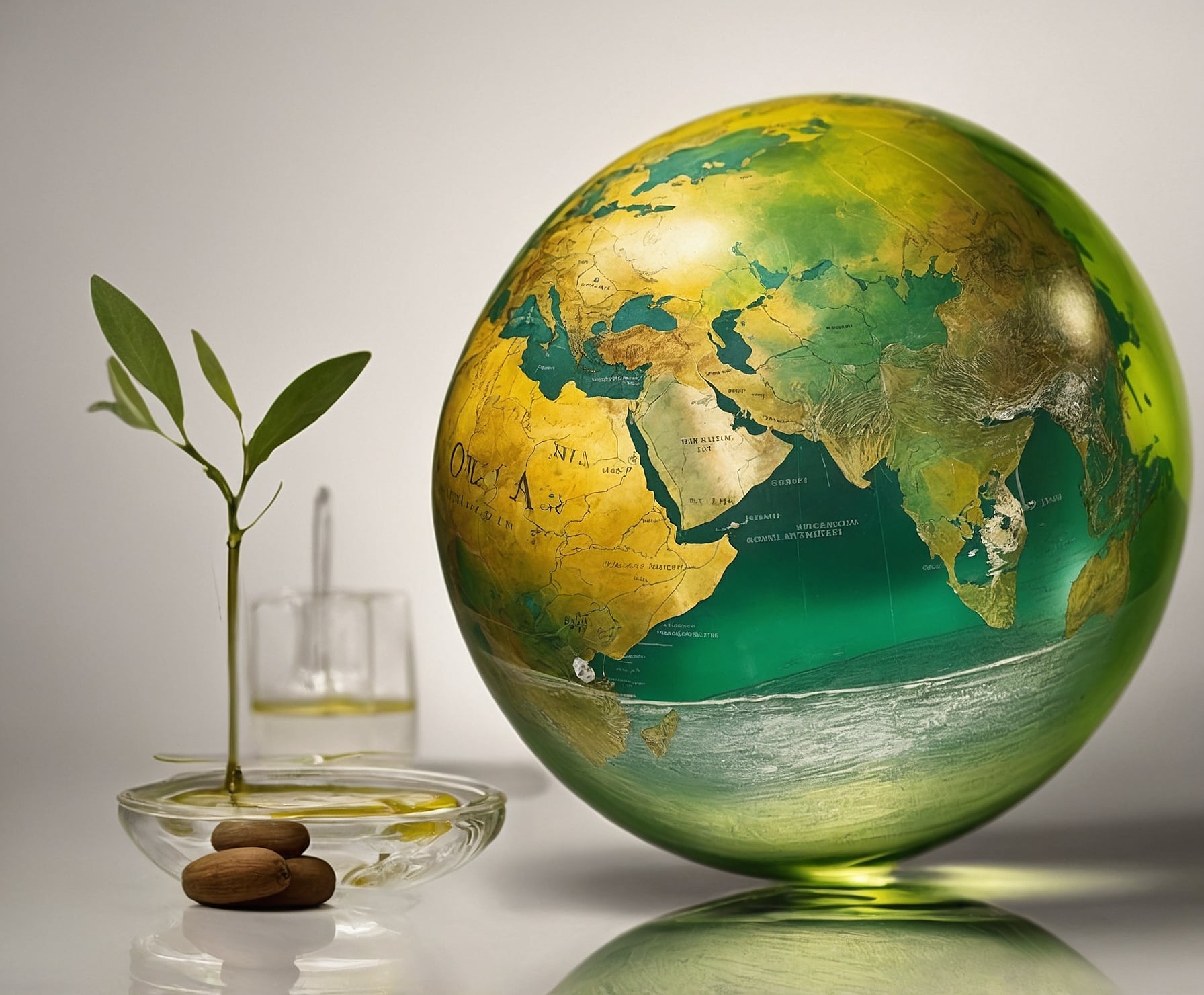 Aceite de oliva y vegetal para mercado global.